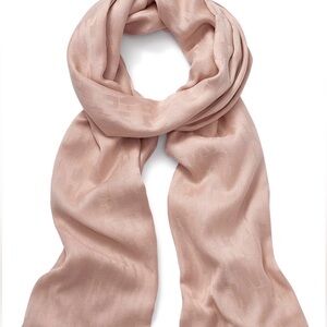 DKNY Blush Pink Monogram Spring and Fall Scarf